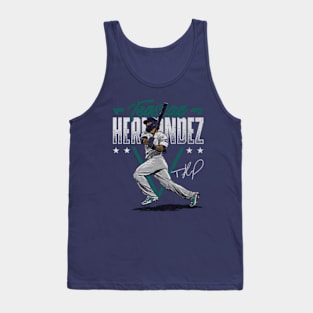 Teoscar Hernandez Seattle Triangle Name Tank Top